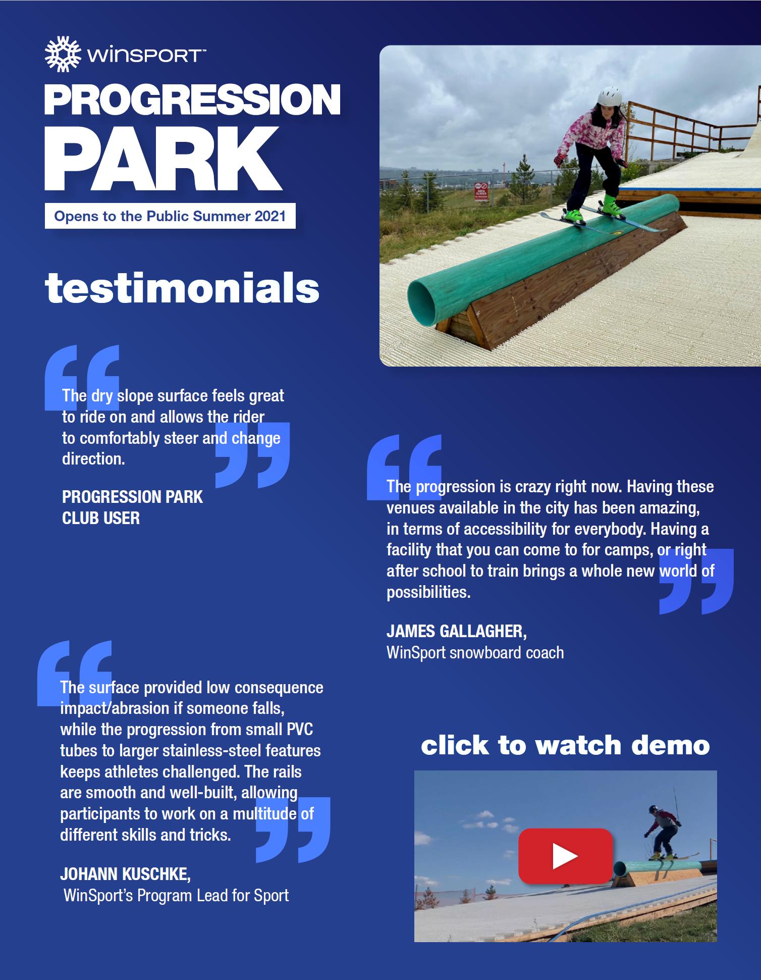 Introduction from JFdryski user Canada winsport summer project_Summer Progression Park 